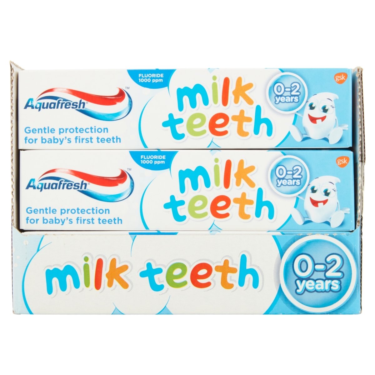 Aquafresh Kids Toothpaste 50ml Milk Teeth 0-2 Years - Intamarque 5000347090967
