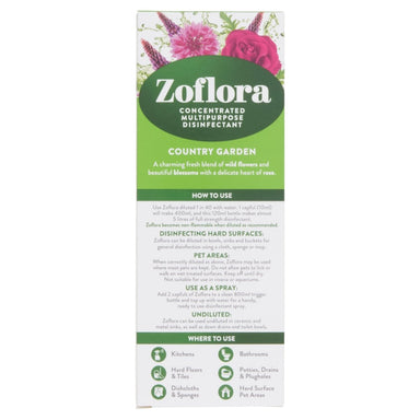 Zoflora Disinfectant Country Garden 120ml - Intamarque 5011309026917