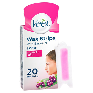 Veet Cold Wax Strip Face Normal - Intamarque 5011417556252