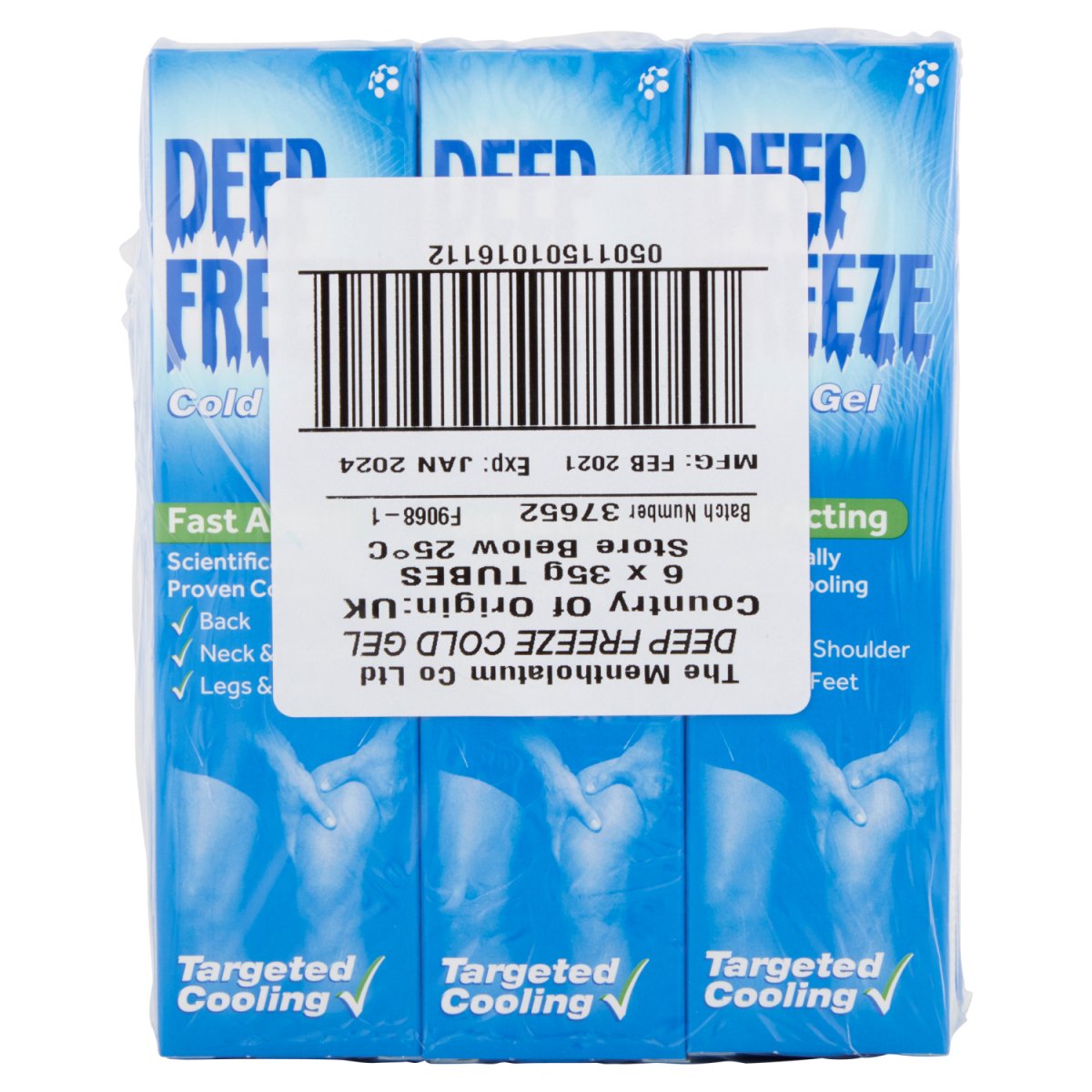 Deep Freeze Pain Relief Cold Gel - Intamarque - Wholesale 5011501016105