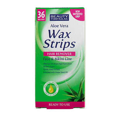 Beauty Formulas Cold Wax Strips 36'S [For Face And Bikini Line] - Intamarque 5012251006729