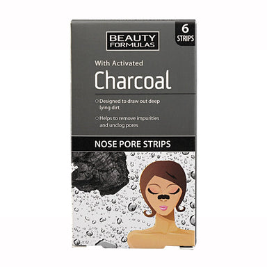 Beauty Formulas Charcoal Nose Strips - Intamarque 5012251009621