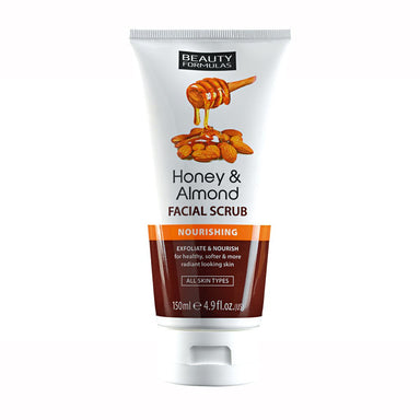 Beauty Formulas Honey and Almond Facial Scrub - Intamarque 5012251009980