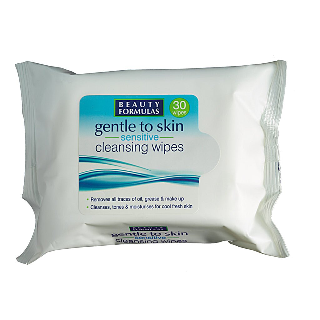 Beauty Formulas Facial Wipes Sensitive Cleansing - Intamarque 5012251010634