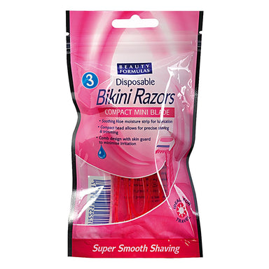 Beauty Formulas Bikini Razors 3 Pack - Intamarque 5012251011617