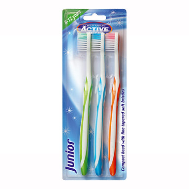 Junior Toothbrush 3 Pk.[8-12 Years] - Intamarque 5012251011990