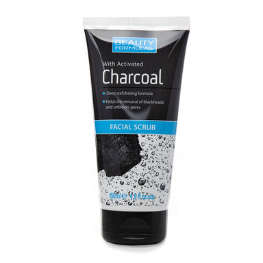 Beauty Formulas 150ml Charcoal Scrub - Intamarque 5012251012249