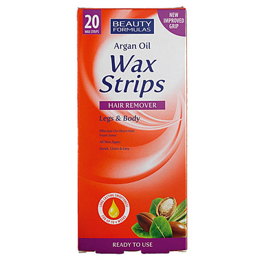 Beauty Formulas Argan Oil Wax Strips - Intamarque 5012251012348