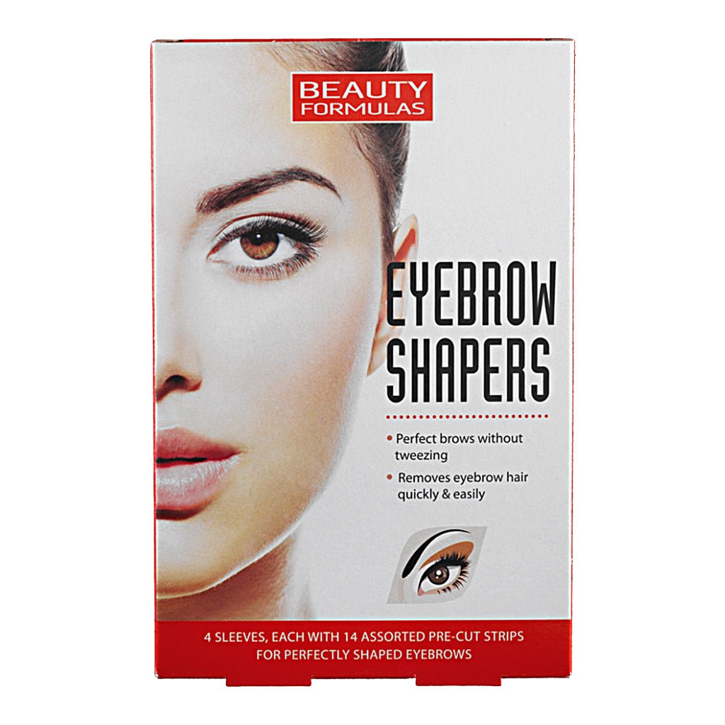 Eyebrow Shapers [4 Sleeves With 14 Asst'D Pre Cut Strips] - Intamarque 5012251012355