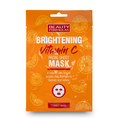Vitamin C Brightening Facial Mask 1Pk - Intamarque - Wholesale 5012251013352