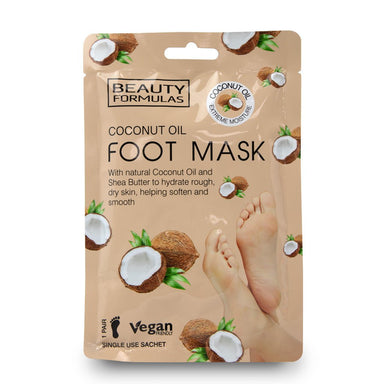 Beauty Formula Coconut Oil Foot Mask 1pk - Intamarque - Wholesale 5012251013710