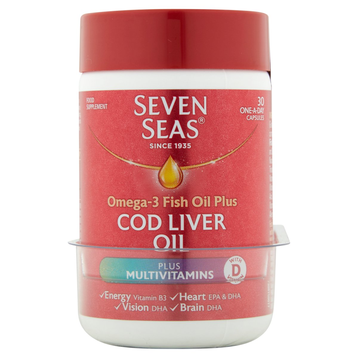 Seven Seas Cod Liver Oil Plus Multivitamins Capsules - Intamarque - Wholesale 5012335792005