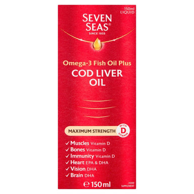Seven Seas Cod Liver Oil Extra High Strength Pure - Intamarque - Wholesale 5012335850507