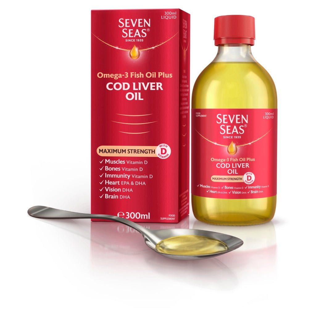 Seven Seas Cod Liver Oil Max Strength - Intamarque - Wholesale 5012335850606