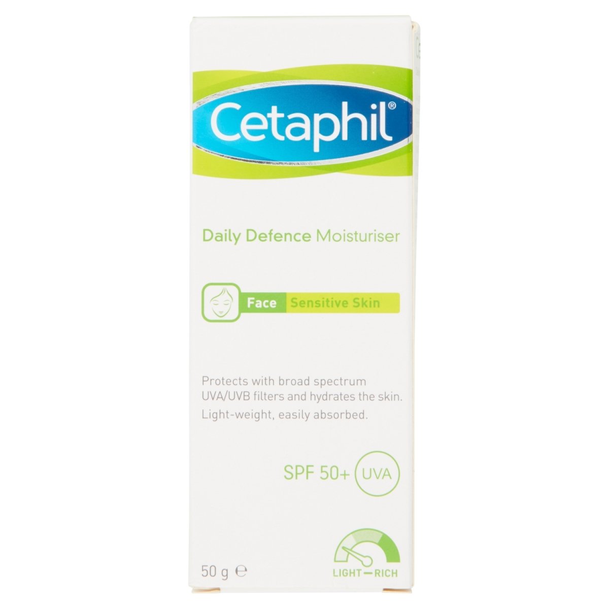 Cetaphil 50g Daily Defence Moisturise Spf50+ - Intamarque - Wholesale 5020465201304