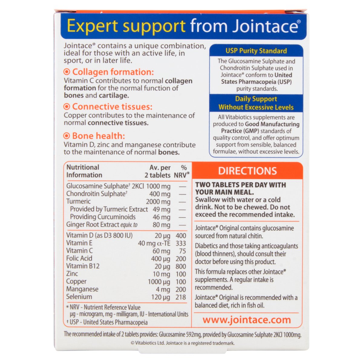 Jointace Chond & Gluco Tab 30 - Intamarque - Wholesale 5021265222407