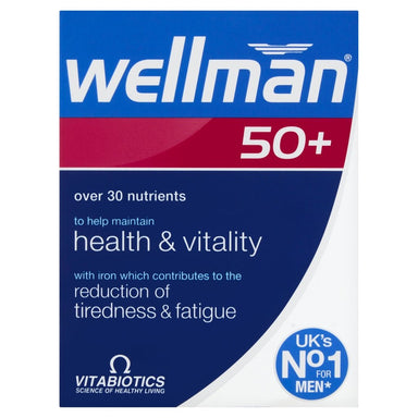 Vitabiotics Wellman 50+ Tablets - Intamarque - Wholesale 5021265223510