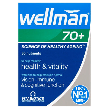 Vitabiotics Wellman 70+ Tabs - Intamarque - Wholesale 5021265244430