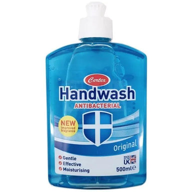 Certex Anti Bac Handwash 500ml Original Blue - Intamarque 5025416991174