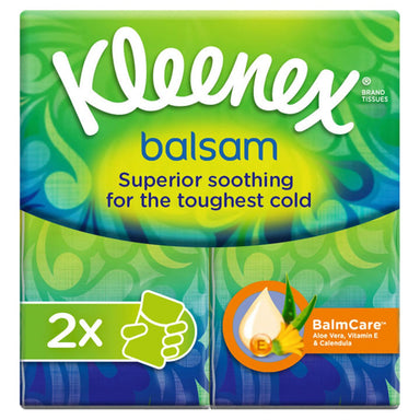 Kleenex Balsam Pocket Tissue Twin Pack - Intamarque - Wholesale 5029053006857