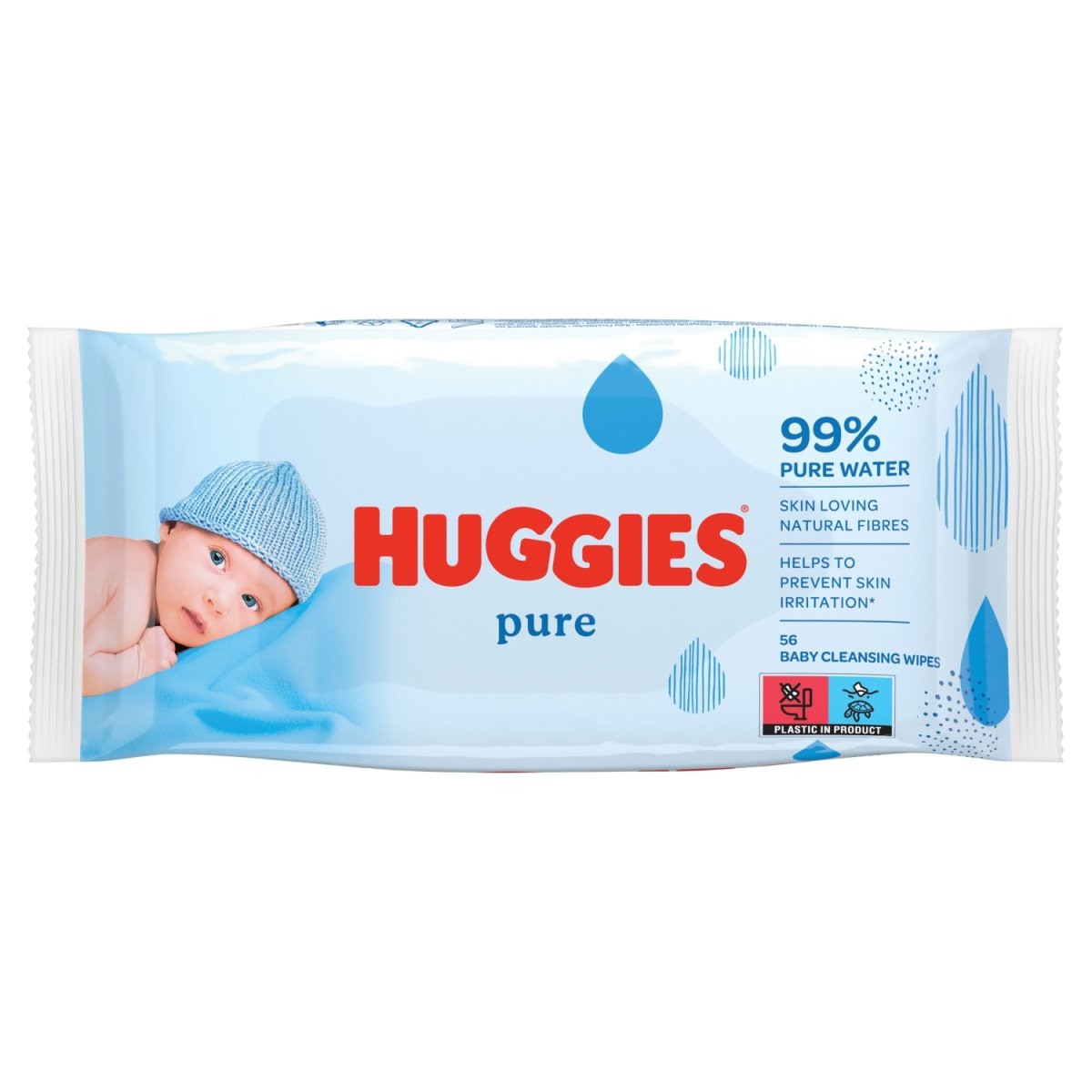 Huggies Baby Wipes New Pure - Intamarque 5029053550039