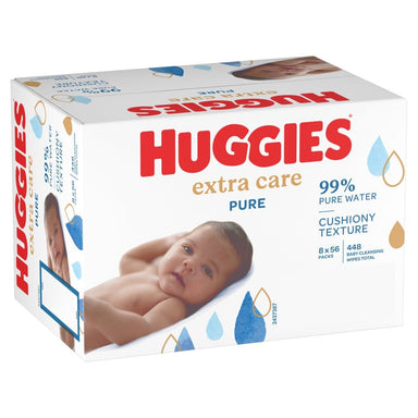 Huggies Baby Wipes 56's Extra Care Sensitive - Intamarque - Wholesale 5029053571287