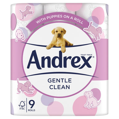 Andrex 9 Roll Gentle Clean - Intamarque 5029053571508