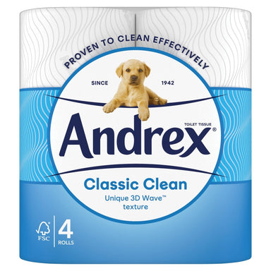 Andrex 4 Roll Classic Clean - Intamarque 5029053578200