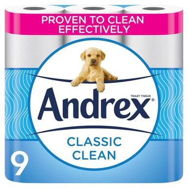 Andrex 9 Roll Classic Clean - Intamarque 5029053578231
