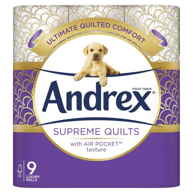Andrex 9 Roll Supreme Quilts - Intamarque 5029053582139