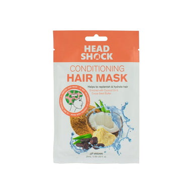 Head Shock Conditioning Hair Printed Mask - Coconut Oil - Intamarque - Wholesale 5031413915495