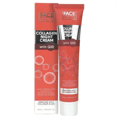 Face Facts Collagen & Q10 Night Cream - Intamarque - Wholesale 5031413919738