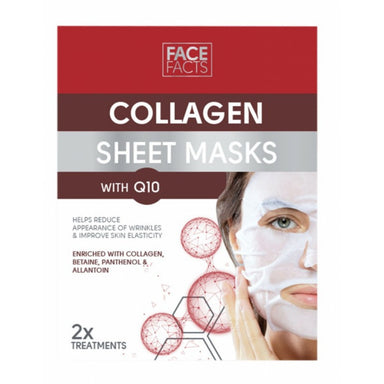 Face Facts Collagen & Q10 Sheet Mask - Intamarque - Wholesale 5031413919820