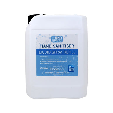 The Hand Brand Hand Sanitiser Alcohol Free Liquid Spray Refill 5ltr - Intamarque - Wholesale 5031413921229