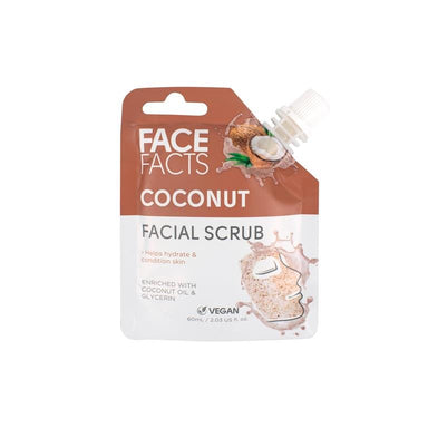 Face Facts Facial Scrub - Coconut - Intamarque - Wholesale 5031413922844