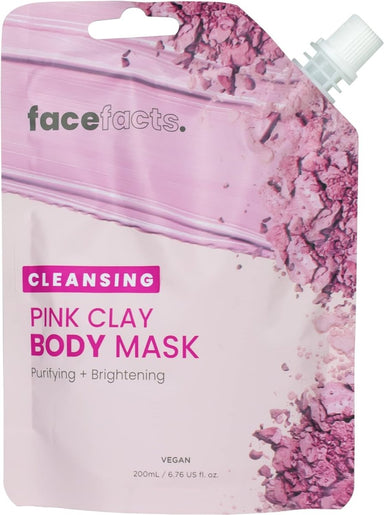 Face Facts Body Mud Mask - Cleansing Pink Clay - Intamarque - Wholesale 5031413928778