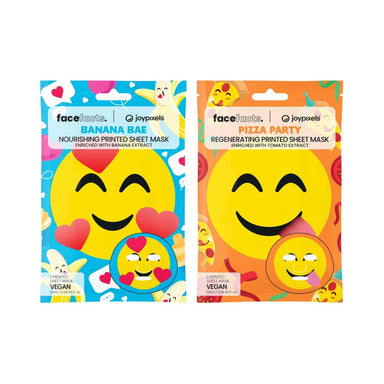 Face Facts Printed Sheet Masks - Banana Bae & Pizza Party - Intamarque - Wholesale 5031413929225