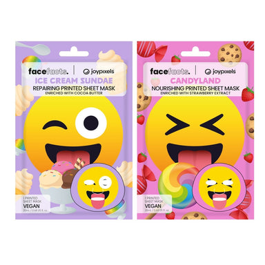 Face Facts Printed Sheet Masks - Candyland & Ice Cream Sundae - Intamarque - Wholesale 5031413929331