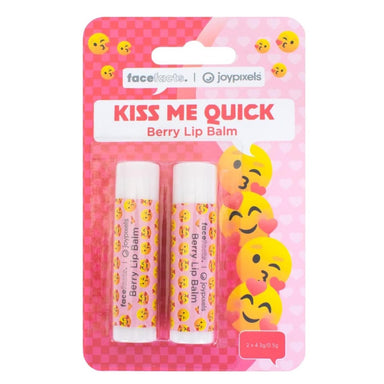 Face Facts Joypixels Lip Balms- Kiss Me Quick - Intamarque - Wholesale 5031413929430