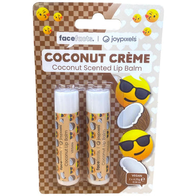 Face Facts Joypixels Lip Balms- Coconut Crème - Intamarque - Wholesale 5031413930429