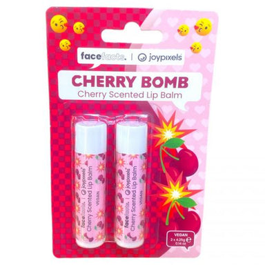 Face Facts Joypixels Lip Balms- Cherry Bomb - Intamarque - Wholesale 5031413931693