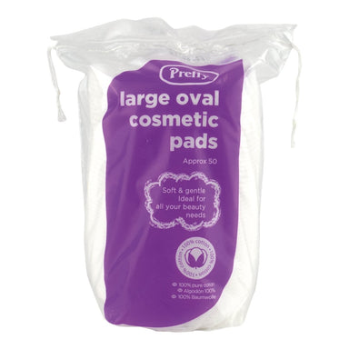 Pretty Large Oval Cosmetic Pads - 50 - Intamarque - Wholesale 5031413944051