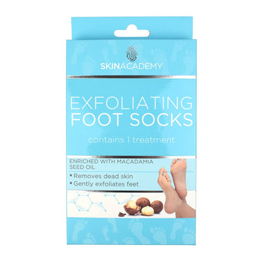 Skin Academy Moisturising Foot Socks - Macadamia Nut - Intamarque - Wholesale 5031413989946