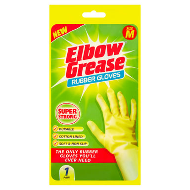Elbow Grease Super Strong Rubber Glove Medium - Intamarque - Wholesale 5053249239040
