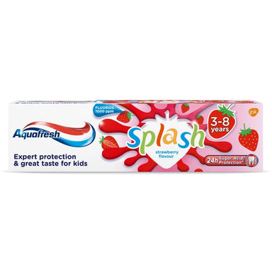Aquafresh Toothpaste 50ml Splash Strawberry & Mint - Intamarque 5054563087546