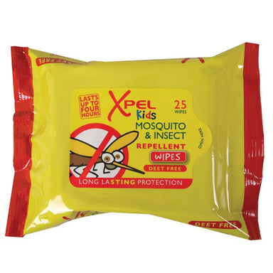 Xpel Kids Mosquito Repellent Wipes (Deet free) (2x12) - Intamarque 5060120162700