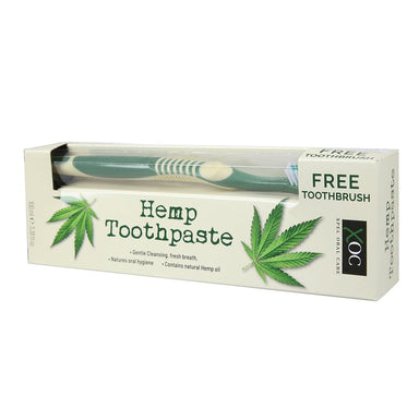 Hemp Toothpaste with Free Toothbrush - NEW - Intamarque 5060120170736