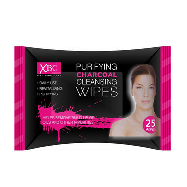 Xpel Charcoal Facial Wipes Twin - Intamarque - Wholesale 5060120176370