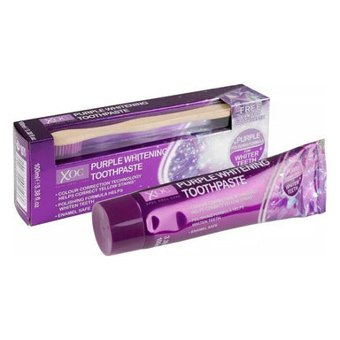 XOC Purple Toothpaste 100ml + Toothbrush - Intamarque - Wholesale 5060120177292