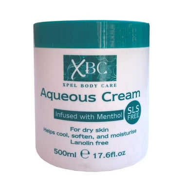 XBC Aqueous Cream Menthol Jar 500ml - Intamarque - Wholesale 5060120177377